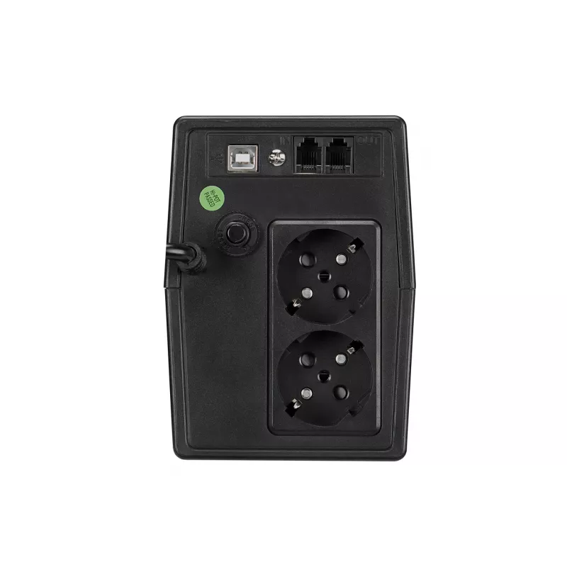 FSP iFP 600 PPF3602700 line-interactive UPS, 600 VA, 360 W, 2 Schuko-stopcontacten, LCD, USB