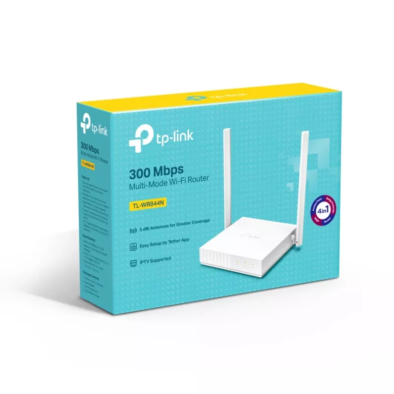 TP-Link TL-WR844N draadloze router Fast Ethernet single-band (2,4 GHz) wit