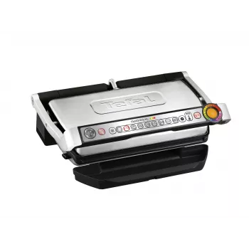 Contactgrill Tefal GC724D tafelgrillplaat, metallic/zwart, 440×340×172 mm, 7 kg