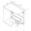 Inbouw inductiekookplaat Novy 1821, 4 zones, slider-bediening