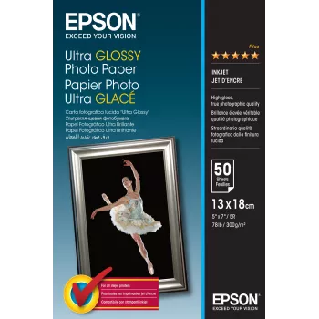 Epson Ultra Glossy Photo Paper - 13x18cm - 50 vel