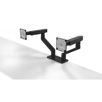 DELL dual monitorarm – MDA20, 10 kg, 48,3 cm (19 inch), 68,6 cm (27 inch), hoogteverstelling, zwart