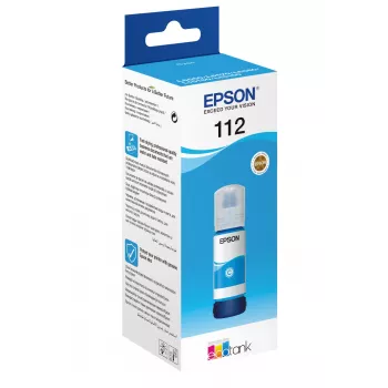 Inktfles Epson 112 EcoTank pigment cyaan