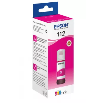 Inktfles Epson 112 EcoTank pigment magenta