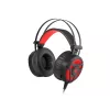 GENESIS Neon 360 headset bedrade gaming-headset met hoofdband zwart, rood