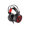 GENESIS Neon 360 headset bedrade gaming-headset met hoofdband zwart, rood