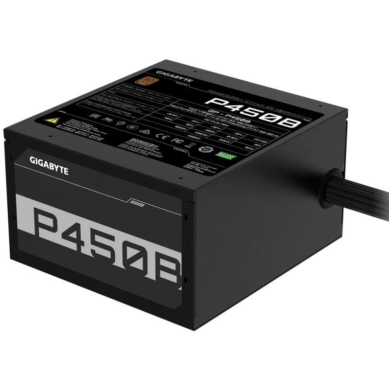 GIGABYTE P450B voeding 450 W 20+4 pin ATX ATX zwart