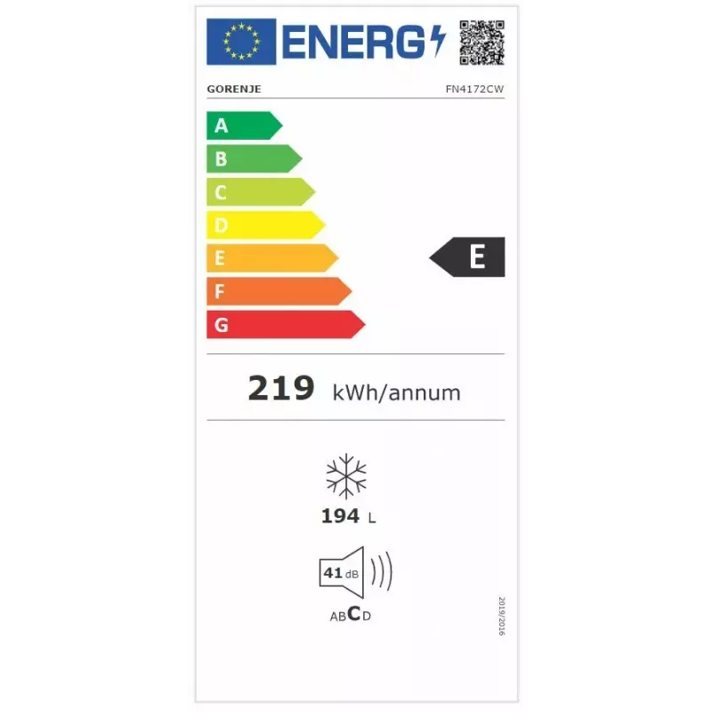 Gorenje FN4172CW vriezer vrijstaand 194 L wit