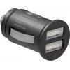Goobay 58912 dubbele USB-autolader, 2 x USB-A, 3,1 A, zwart