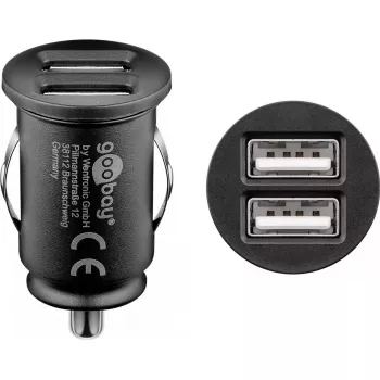 Auto-oplader Goobay dual-USB 15,5 W