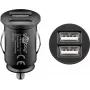 Goobay 58912 dubbele USB-autolader, 2 x USB-A, 3,1 A, zwart