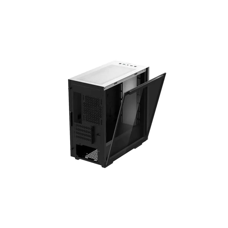 DeepCool MACUBE 110 WH Midi Tower pc-behuizing, mATX, gehard glas, 165 mm cpu-koeler, 2 x 3,5" + 2 x 2,5" schijfbays, wit
