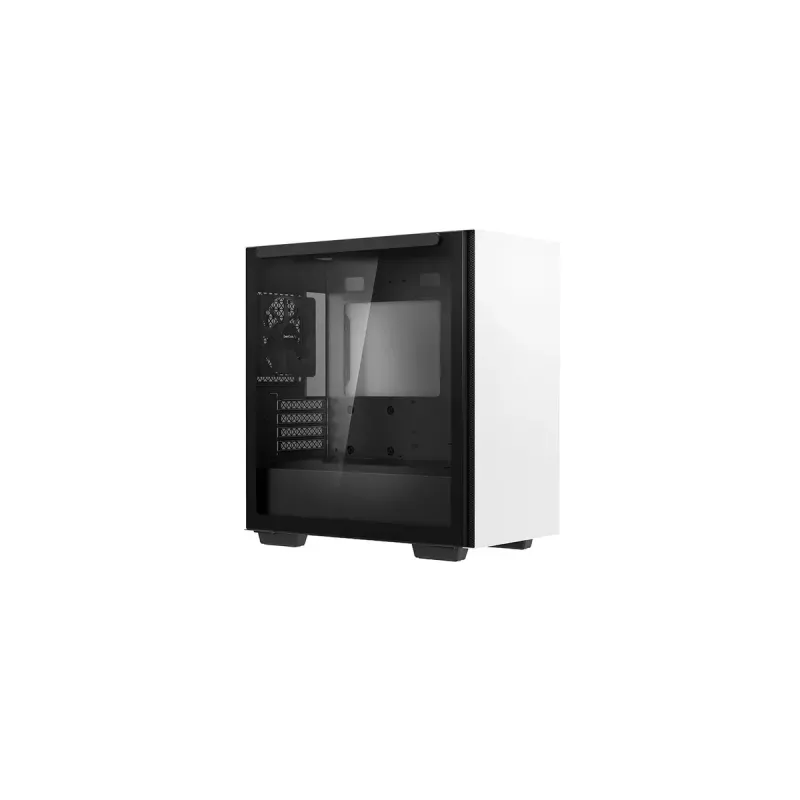 DeepCool MACUBE 110 WH Midi Tower pc-behuizing, mATX, gehard glas, 165 mm cpu-koeler, 2 x 3,5" + 2 x 2,5" schijfbays, wit