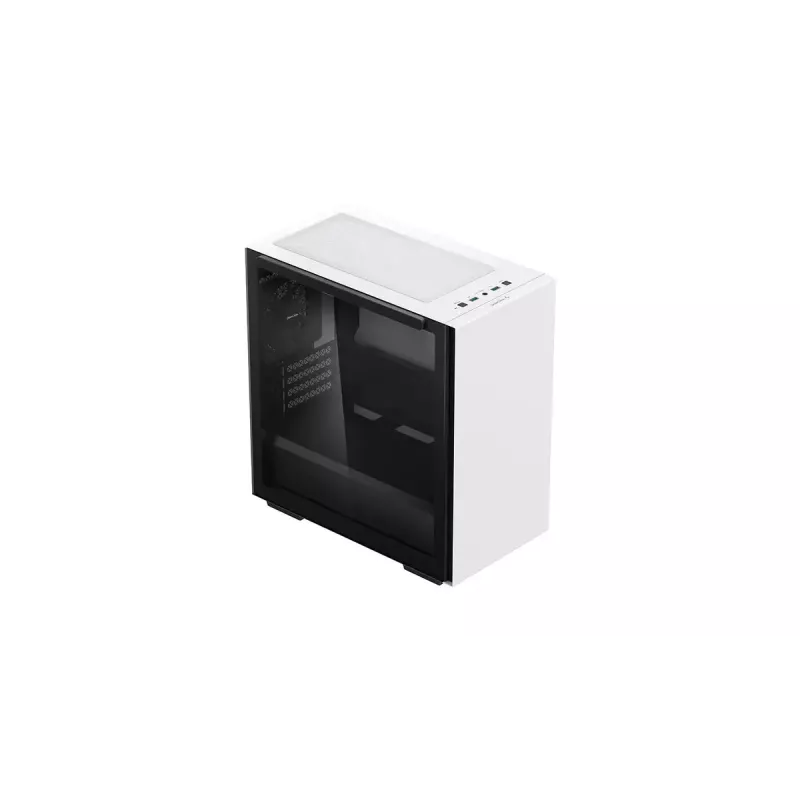 DeepCool MACUBE 110 WH Midi Tower pc-behuizing, mATX, gehard glas, 165 mm cpu-koeler, 2 x 3,5" + 2 x 2,5" schijfbays, wit