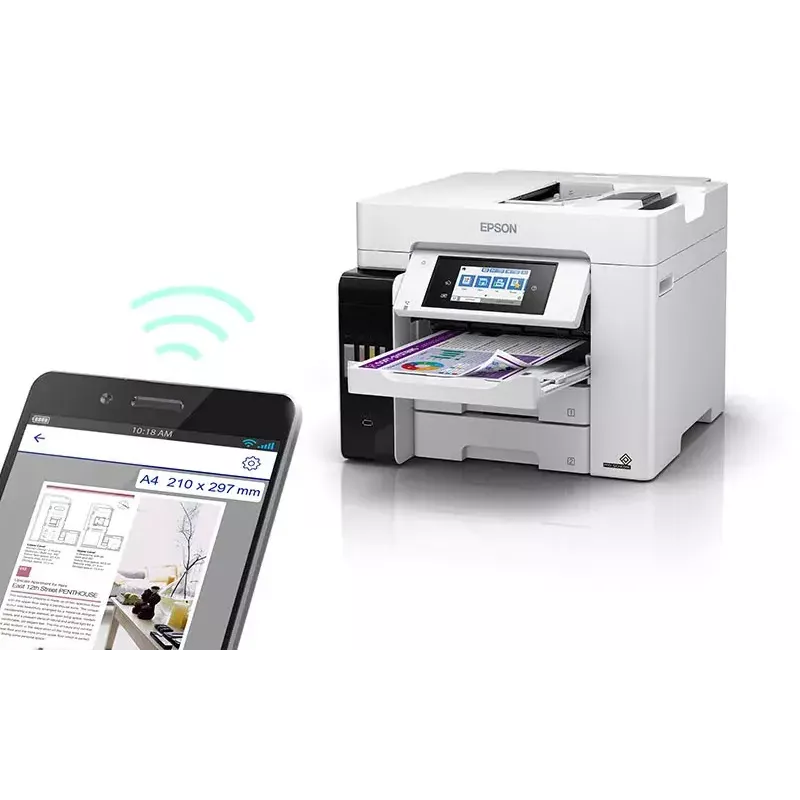 Multifunctionele printer Epson EcoTank L6580 — inkjet kleur, 4800 x 22400 dpi, 32 ppm, duplex, Wi‑Fi, A4