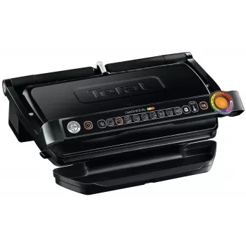 Contactgrill Tefal GC7228 — contactgrill, 800 cm² grilloppervlak, instelbare thermostaat, zwart roestvrij staal