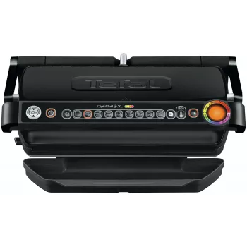 Contactgrill Tefal GC7228 — contactgrill, 800 cm² grilloppervlak, instelbare thermostaat, zwart roestvrij staal