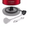 Bosch TWK3P424 waterkoker 1,7 L 2400 W grijs, rood