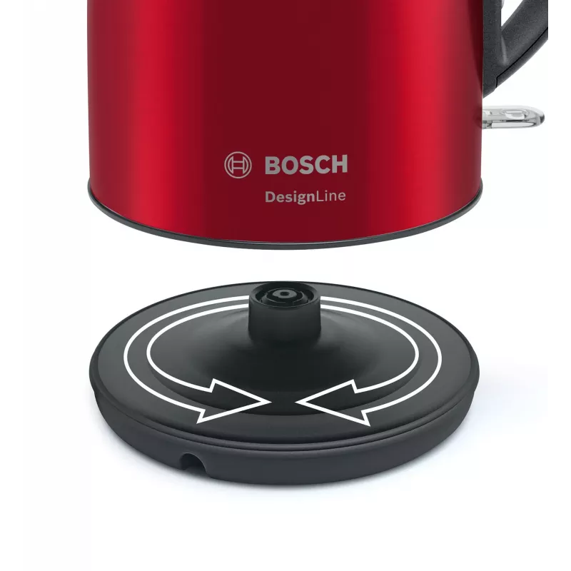 Bosch TWK3P424 waterkoker 1,7 L 2400 W grijs, rood