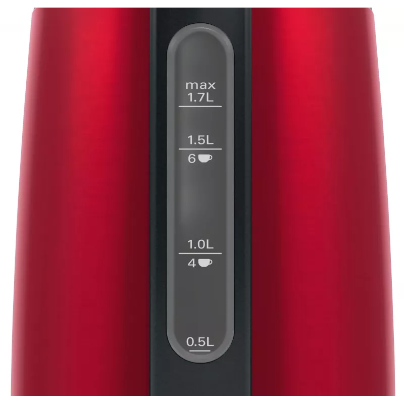 Bosch TWK3P424 waterkoker 1,7 L 2400 W grijs, rood