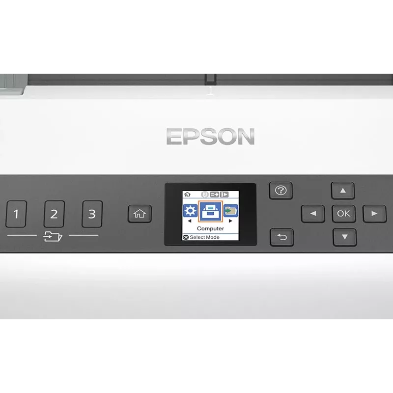 Epson DS-730N documentenscanner 600 x 600 DPI A4 zwart, grijs