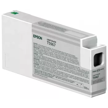 Epson losse cartridge lichtzwart T596700 UltraChrome HDR 350 ml, lichtzwart, pigmentinkt, 350 ml, 1 stuks