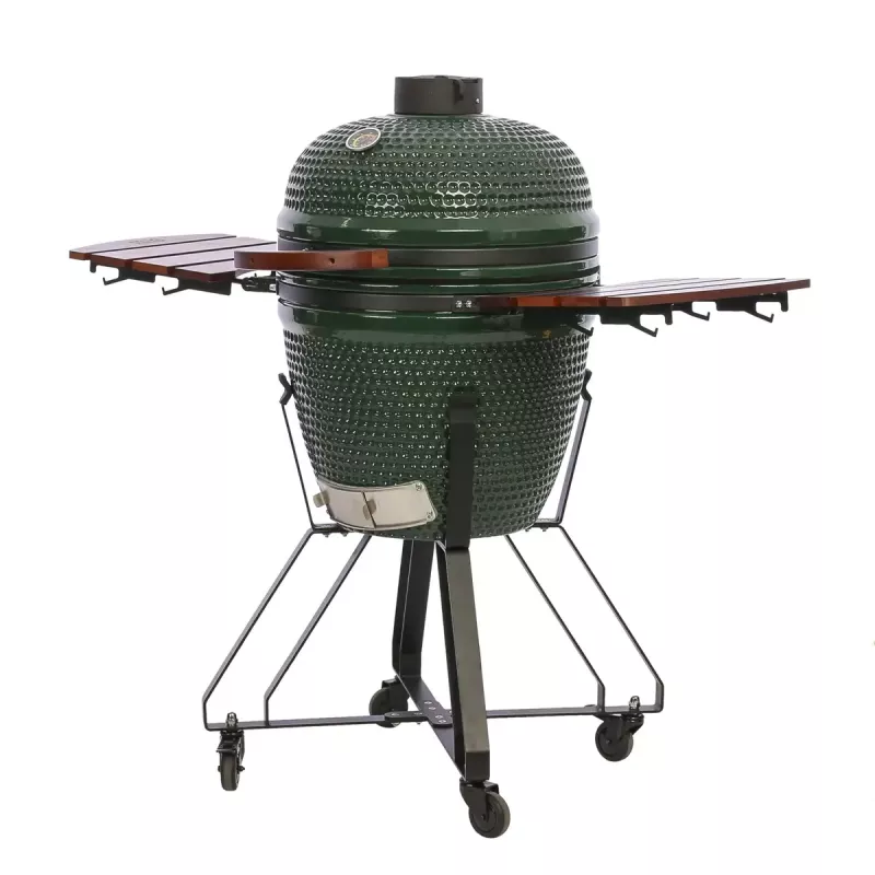 Houtskool-kamado grill TUNABONE TunaBone Classic 21 inch maat M groen
