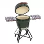Houtskool-kamado grill TUNABONE TunaBone Classic 21 inch maat M groen