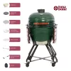 Keramische kamado grill TUNABONE Classic 23 inch (maat L) groen