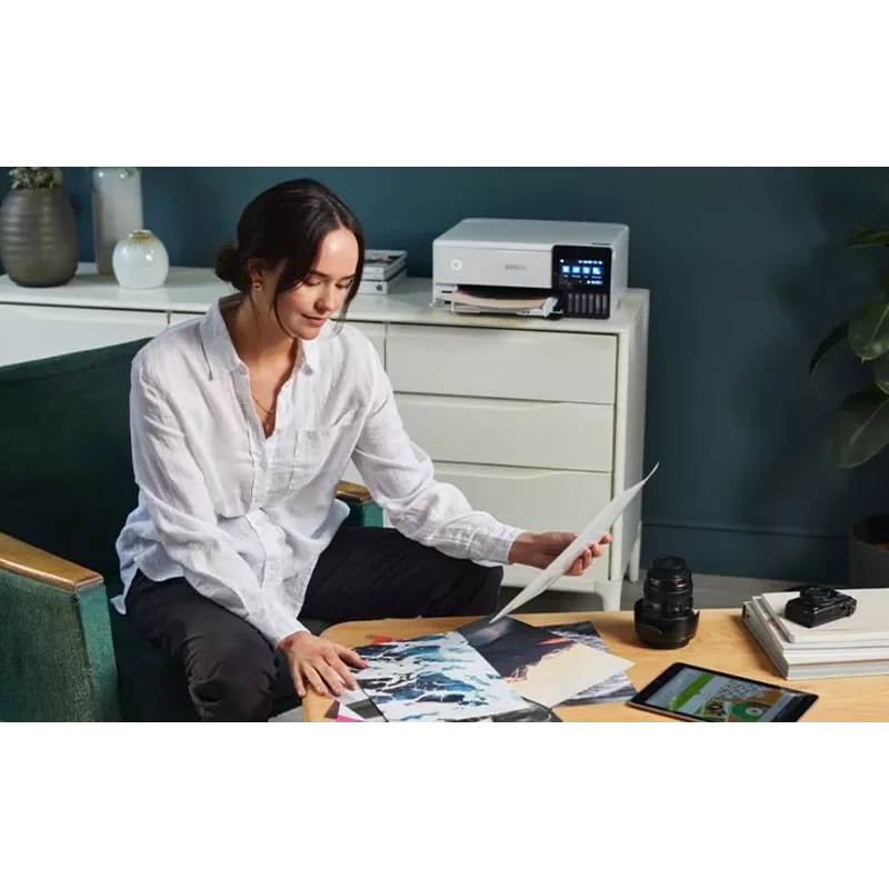 Multifunctionele inkjetprinter Epson EcoTank L8160 — kleurendruk, 5760x1440 DPI, 32 ppm, A4, Wi‑Fi, duplex