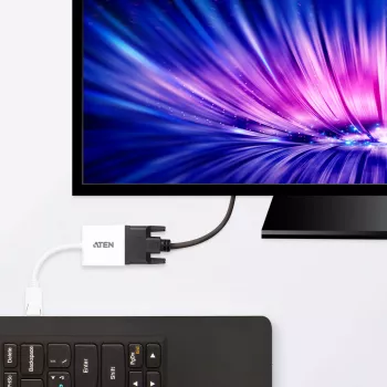 ATEN DisplayPort-naar-DVI-converter, pc: tot UXGA / HDTV: tot 1080i,1080p