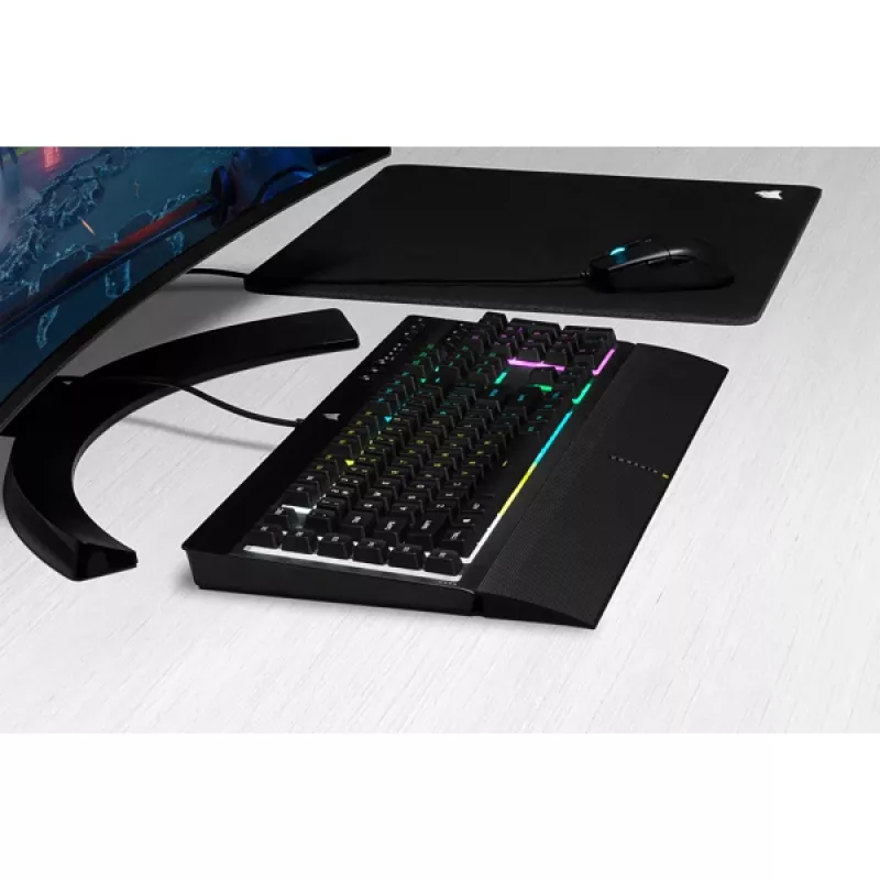 CORSAIR gaming-toetsenbord - K55 RGB Pro Qwerty Us