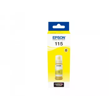 Inktfles Epson 115 ECOTANK geel C13T07D44A