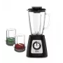 Tafelblender Tefal BlendForce II BL4388 — 800 W, 1,25 l glazen kan, ijs crushen, zwart/geborsteld roestvrij staal