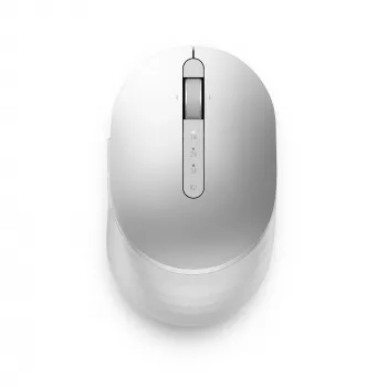 DELL Pro Premium Compact muis – MS7421W – platina-zilver, ambidexter, optisch, RF Wireless + Bluetooth, 1600 DPI, platina, zilver (geopende verpakking)