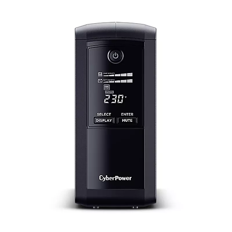CyberPower VP700ELCD UPS (uninterruptible power supply) Line-Interactive 0,7 kVA 390 W 4 stopcontacten