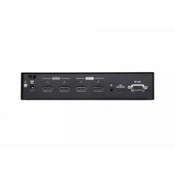 ATEN 2x2 4K HDMI Matrix Switch, tot 15 m, AV-matrix-switch, 10,2 Gbit/s, 340 MHz, 4096 x 2160 pixels, 4096 x 2160, 3840 x 2160, zwart