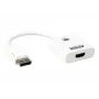 ATEN True 4K DisplayPort naar HDMI actieve adapter, 4096 x 2160 pixels, 60 Hz, wit, actieve videoconverter, 0 - 50 °C, -20 - 60 °C