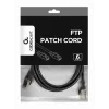 Gembird PP6-2M/BK Cat6 FTP patchkabel, 2 m, zwart