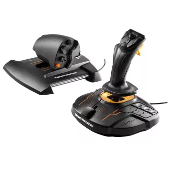 Thrustmaster T-16000M FCS Hotas zwart, oranje USB joystick analoog / digitaal pc