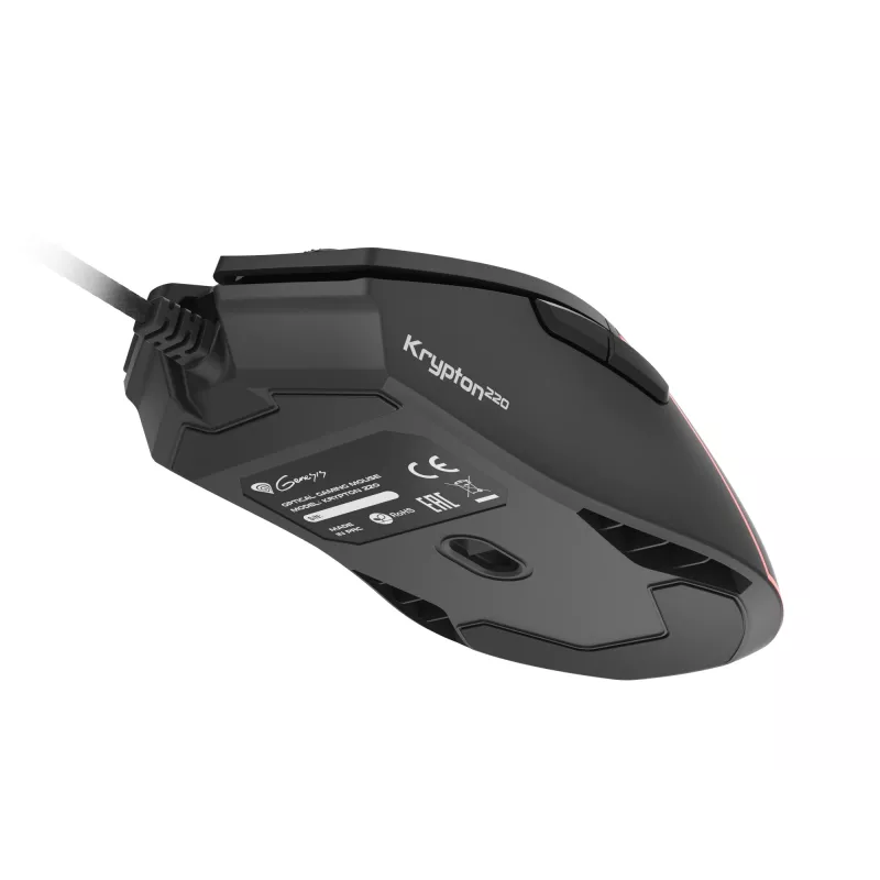 GENESIS Krypton 220 Muis Gaming Rechtshandig USB Type-A Optisch 6400 DPI