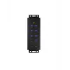 ICY BOX IB-HUB1703-QC3 USB 3.2 Gen 1 (3.1 Gen 1) Type-B 5000 Mbit/s Zwart