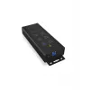 ICY BOX IB-HUB1703-QC3 USB 3.2 Gen 1 (3.1 Gen 1) Type-B 5000 Mbit/s Zwart