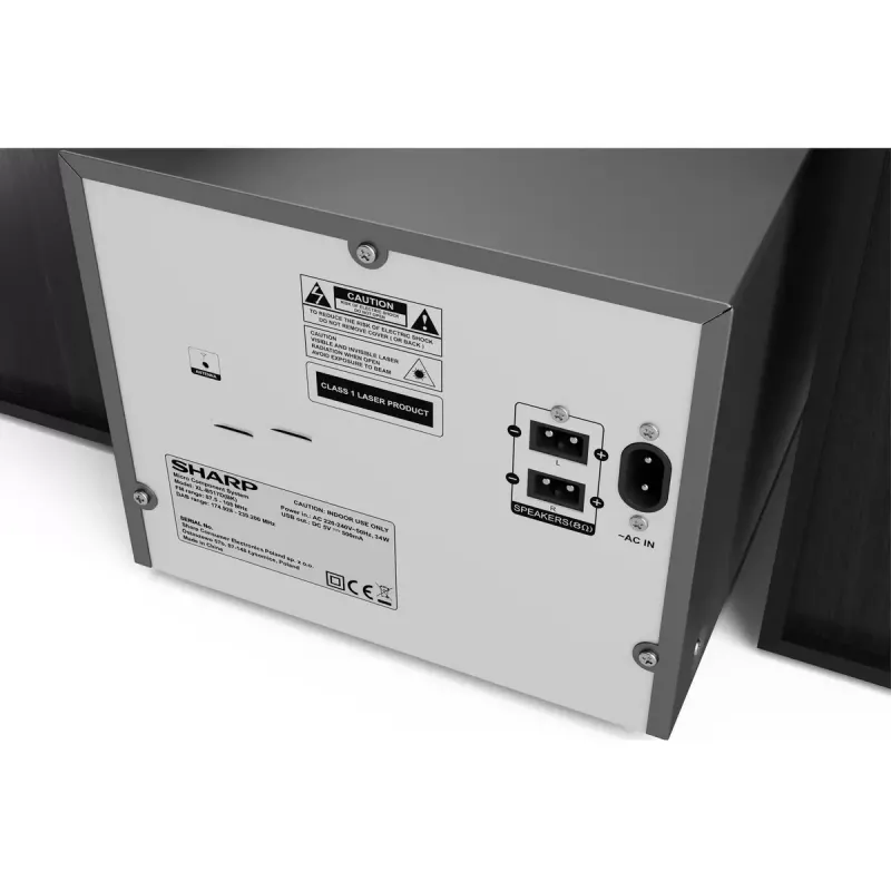 Sharp XL-B517D home-audio microsysteem 45 W zwart
