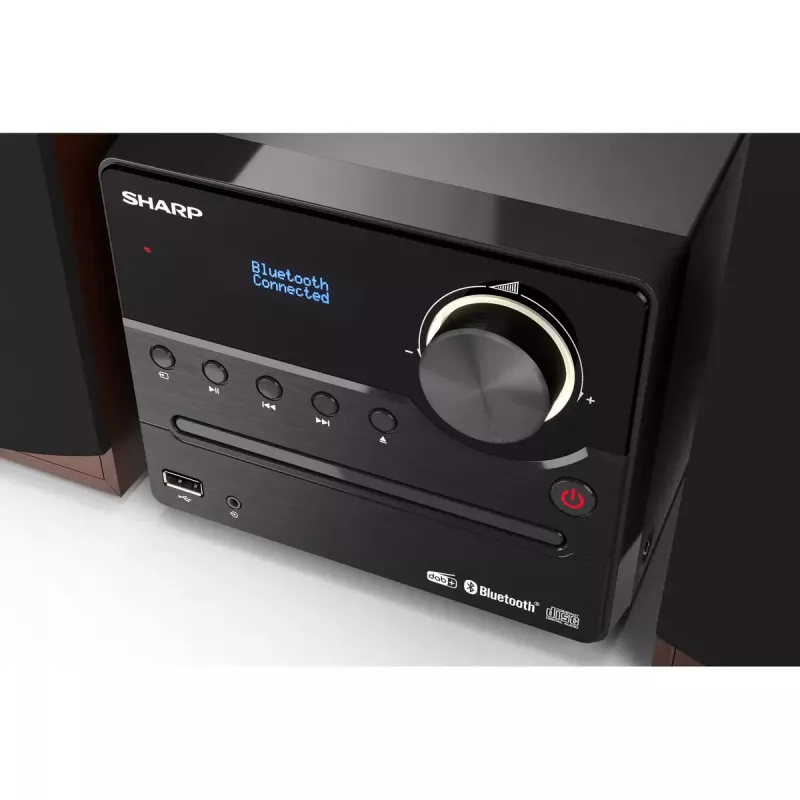 Sharp XL-B517D home-audio microsysteem 45 W bruin