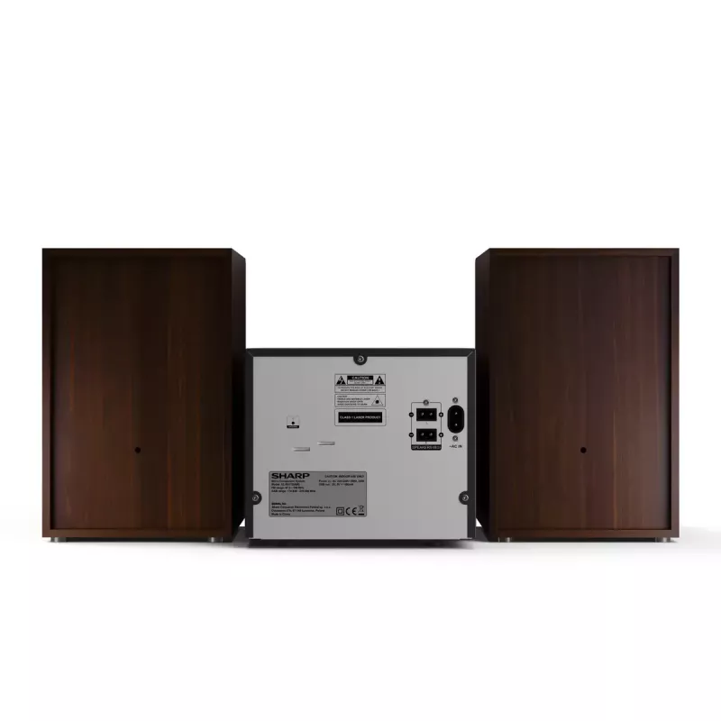 Sharp XL-B517D home-audio microsysteem 45 W bruin