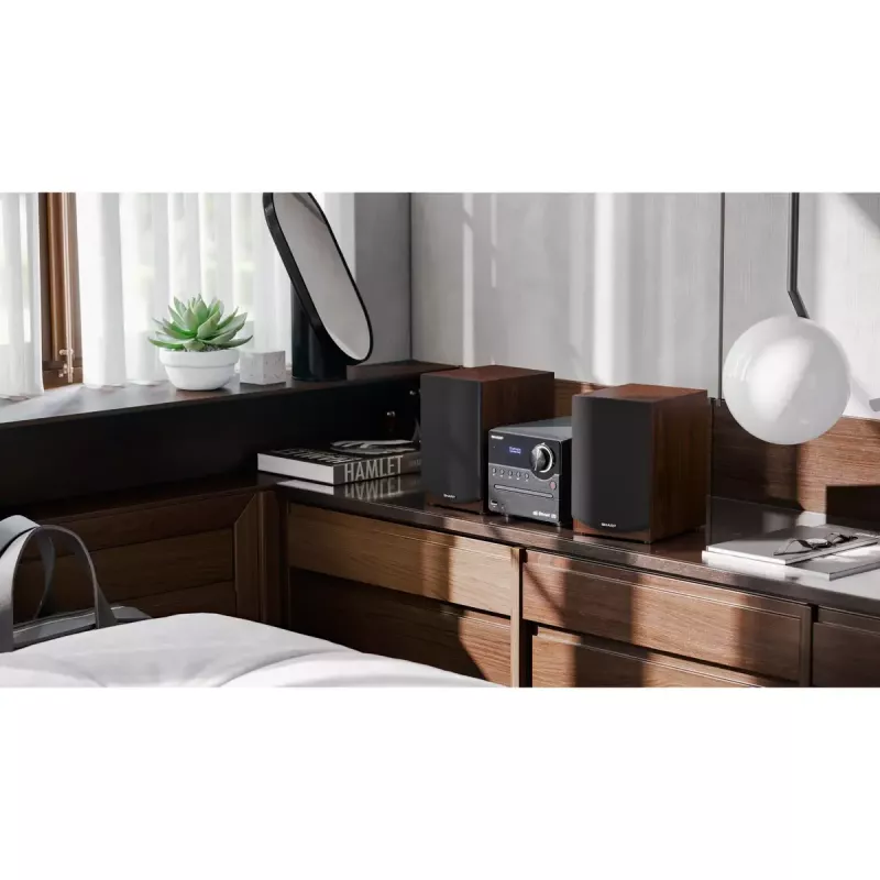 Sharp XL-B517D home-audio microsysteem 45 W bruin