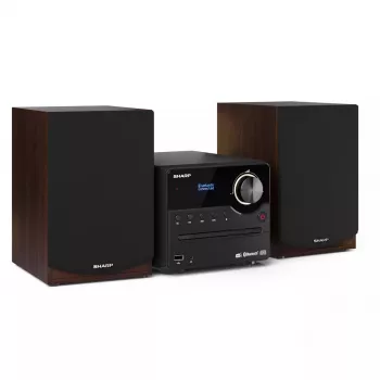 Sharp XL-B517D home-audio microsysteem 45 W bruin
