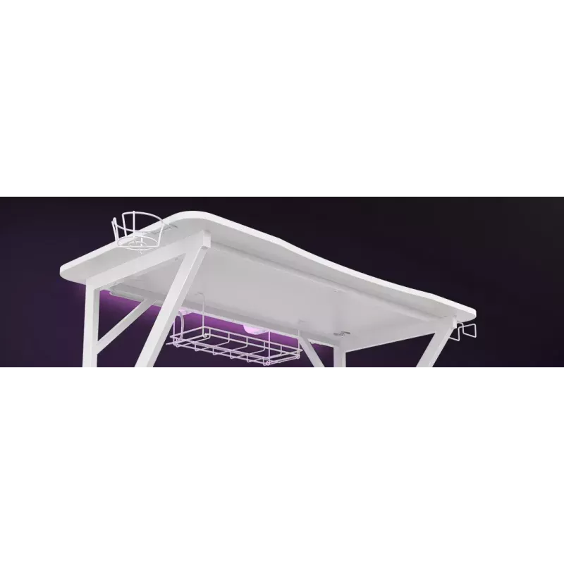 Genesis Holm 320 RGB gamingbureau, wit