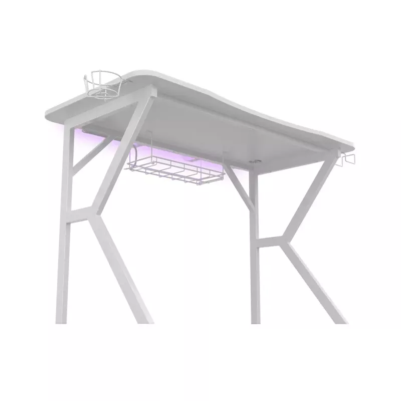 Genesis Holm 320 RGB gamingbureau, wit